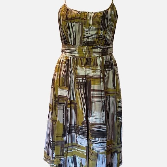 0149 Robin Howe Spaghetti Strap Dress Size 12 NWT - Picture 1 of 8